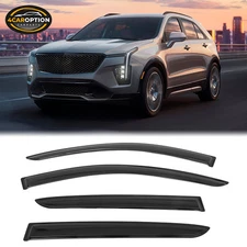 Fits 19-25 Cadillac XT4 Window Visors Rain Sun Guard Vent Deflectors