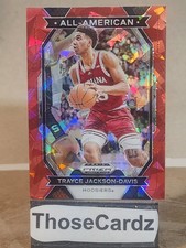 2024 Prizm Draft Picks All-American Red Cracked Ice Prizm Trayce Jackson -Davis