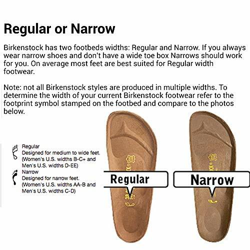 birkenstock narrow vs regular