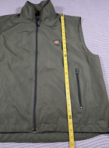 Vtg Tommy Hilfiger Golf Windbreaker Vest Men Sz XL Green Kiawah Logo Vented - Picture 11 of 12
