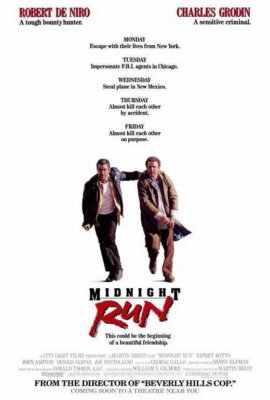 67065 Midnight Run Movie Robert Niro harles Grodin Wall Decor Print Poster
