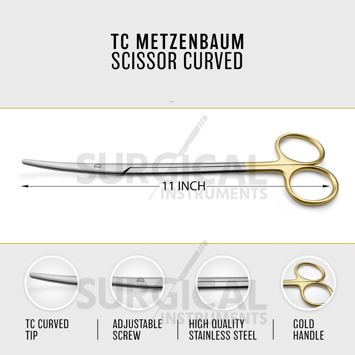 FORBICI CURVE - Punte Smusse - 14.5 Cm - Foto 7