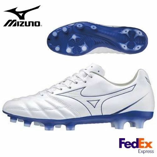 Chaussures de football neuves MIZUNO REBULA CUP PRO crampons de football P1GA2274 25 blanc/bleu - Photo 1 sur 12