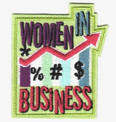 Girl WOMEN IN BUSINESS Patch Crest Badge SCOUT GUIDE College Speaker Career Day