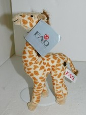 FAO Schwarz Giraffe Plush Toys R Us Zoo Animal Stuffed Toy Poseable