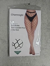 Charmnight Sexy Temptation Stocking No. 4542 Fishnet Net Adult Size Sz S-XXXL