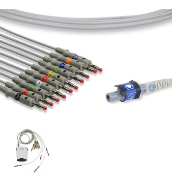 Welch Allyn Cardio Perfect SE-PRO-600 ECG Cables - Compatible