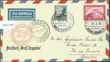 SAVOYSTAMP BELGIUM 1937 AIRMAIL COVER 1ST FLIGHT FROM BRUSSELS TO MUNICH GERMANY