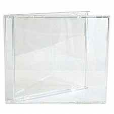 100 x Jewel CD Cases - CASE ONLY NO TRAY - Australian Standard Size case