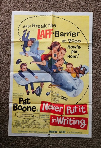 Never Put It In Writing Movie Poster 1964