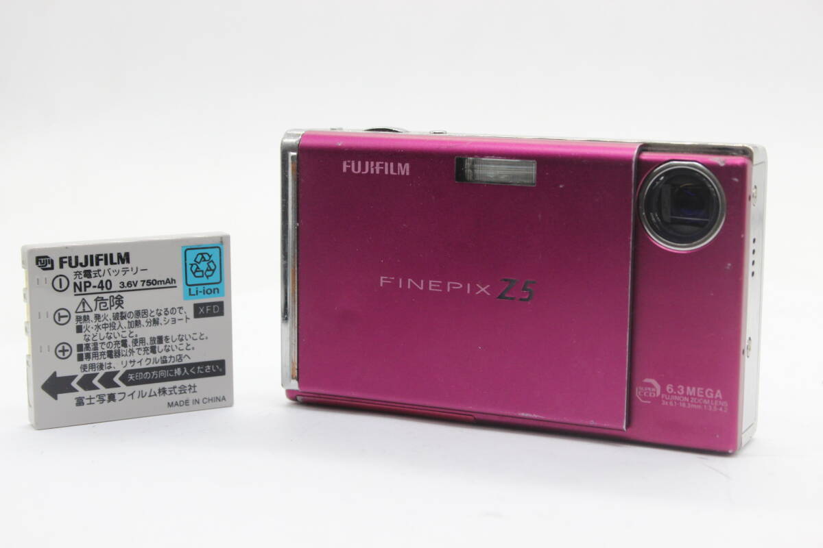 FUJIFILM FinePix Z5fd 3x Compact Digital Camera Color Pink With