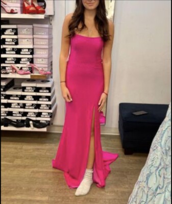 Cinderella Divine Prom Formal Dress In Hot Pink w/sparkly Detail sequin sparkle | eBay Cinderella Divine Prom Formal Dress In Hot Pink w/sparkly Detail sequin sparkle | eBay