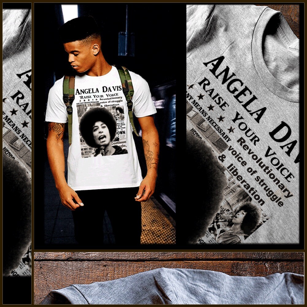 Angela Davis t-shirt black history month civil rights panther