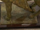 Vintage Heavy Cast Iron Chinese War Horse Tang Dynasty Style Statue  — photo 5