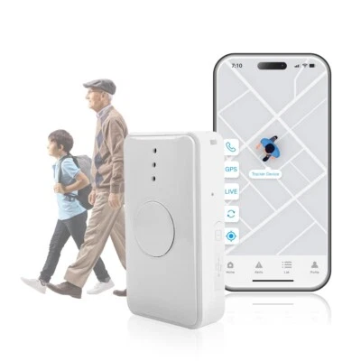 VIMEL GPS Tracker 4G Real Time Kids Personal Gadget Elderly Security SOS Geo-Fence