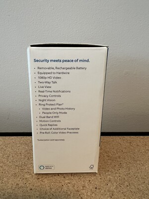 Ring Video Doorbell 4 - Satin Nickel for sale online | eBay