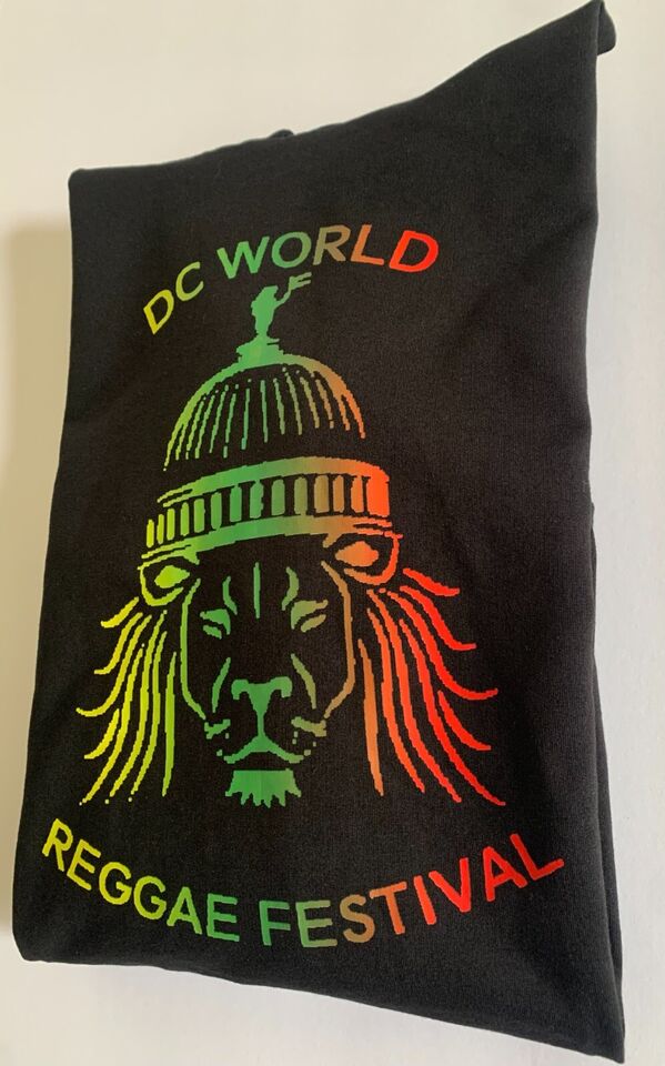 DC World Reggae Festival Hoodie Lightweight Adult Medium Black Graphic ...