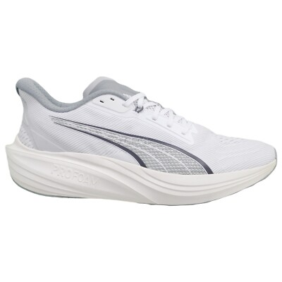 PUMA Darter Pro Mens Mesh Road Running Shoes, White Gray, Pick Size
