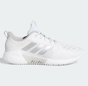 white adidas mesh shoes