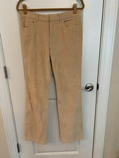 Talbot Stretch Beige Velvet Pants, Sz. 6