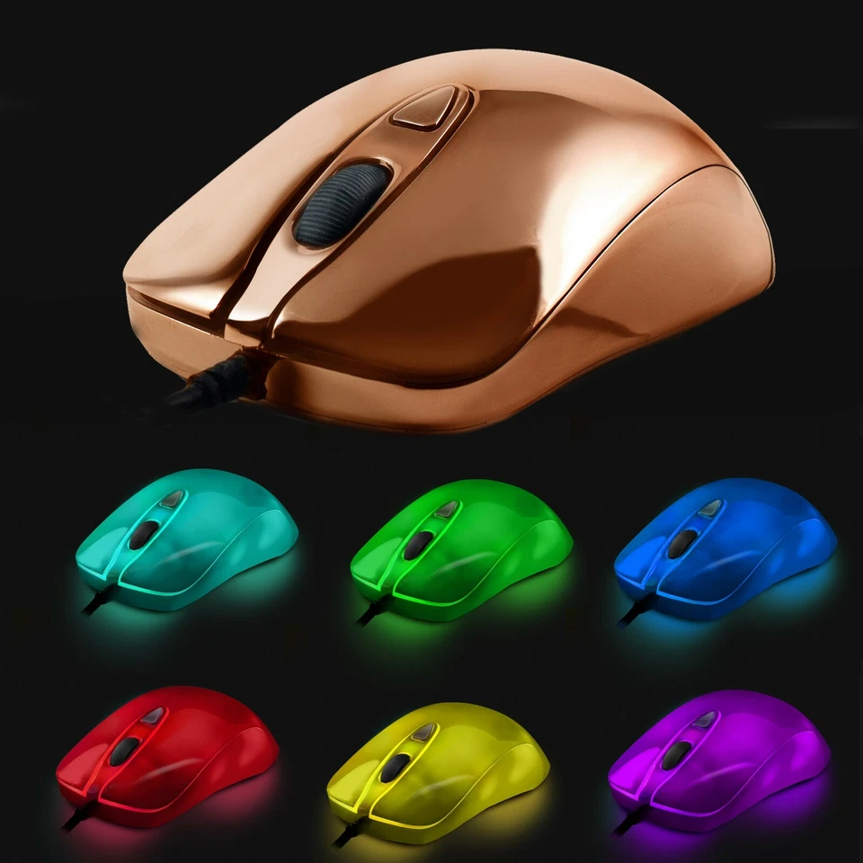 Plasma RGB Gaming Mouse 16 Million Colour LED USB Wired For PC Laptop 4000dpi - Image 3 of 4