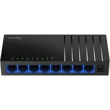 GS108D 8-Port Gigabit Ethernet Network Switch Desktop Fanless Plug Play