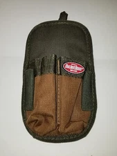 Bucket Boss 54180 Tool Pouch, Tool Sheath, Green, Polyester, 2 Pockets