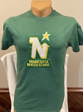 SWEET Minnesota North Stars Adult Sz Small Majestic Green T-Shirt, NEW&NICE!