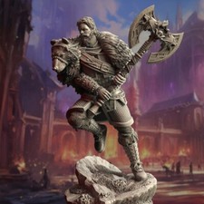 King Hjolmir Human Viking Barbarian Fighter Miniature  D D DnD
