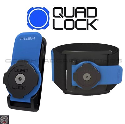 QUAD LOCK Running Sports Armband + Utility/Belt Clip - NEW BOX - FREE SHIPPING