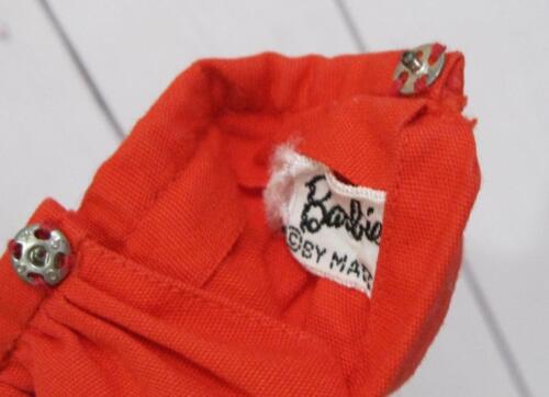 100% complet 1967 VINTAGE BARBIE Doll RED SKIRT POCKET PAK JAPAN OT SHOES HANGER - Picture 3 of 3