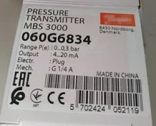 NEW 1PC DANFOSS MBS3000 060G6834 Pressure Transmitter UPS shipping