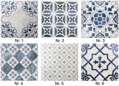 MARKENLOS Autocollant de carrelage - film de carrelage - autocollant de carrelage - shabby - vintage - 13067