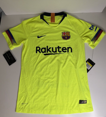 Nike FC Barcelona Vaporknit Away Jersey Soccer Mens Sz S NEW