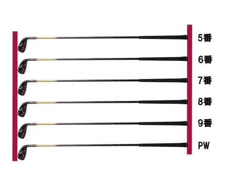 MUTSUMI HONMA Golf IronSet 5-9+PW MH-777 RH One Length graphit