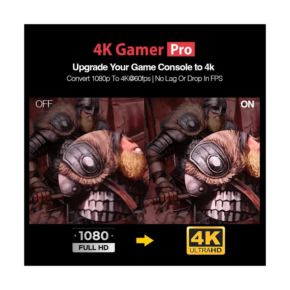 PhotoFast 4K Gamer Pro Video Game Console HDMI 4K upscaler 1080p to 4k @60fps... - Image 2 of 4