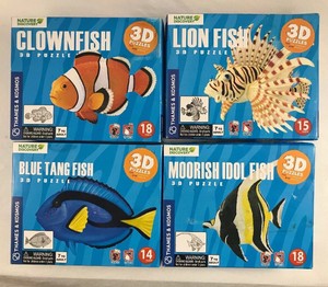 3d fish puzzle