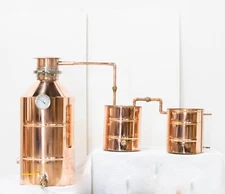 10 Gallon Wide Body Copper Moonshine Still Kit from Vengeance Stills