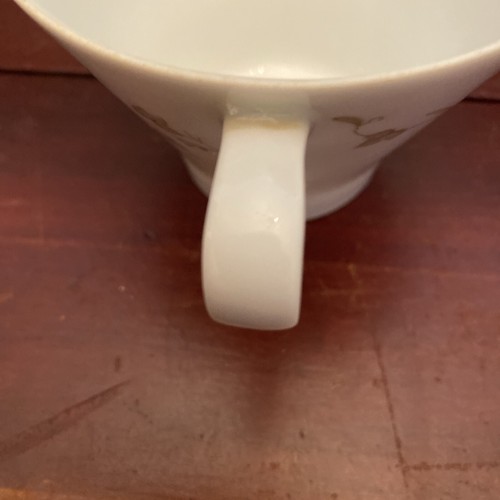 Vintage Mikasa Fine China Yamato Ivy Lea 6181 Porcelain Coffee Cup Japan Rare - Foto 12 di 21