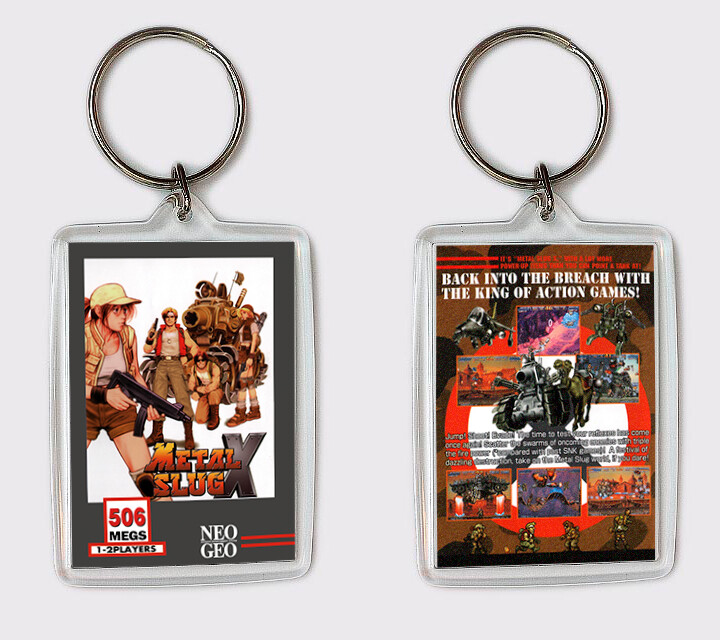 METAL SLUG X NEO GEO Porte-Clés