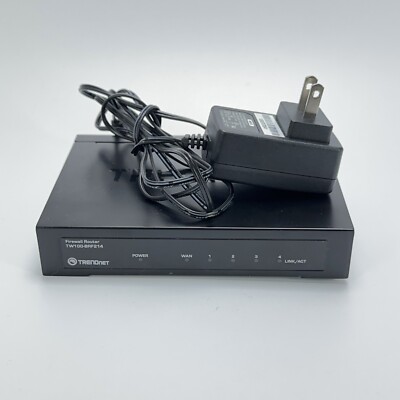 TRENDNET Network Security Firewall VPN 4-Port Router Fast Ethernet tw100-brd214