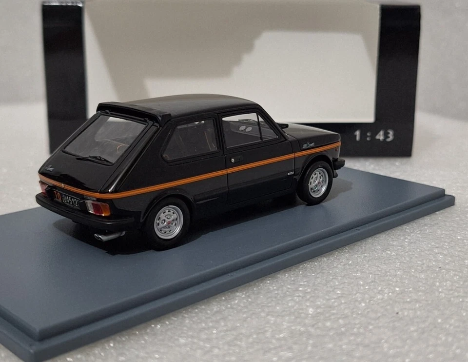 WOW Fiat 127 Sport 70 HP 1979 Negro Naranja 1:43 Neo 45120 ¡EXTREMADAMENTE RARO!! Foto 2 de 4