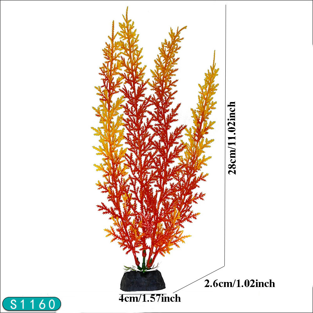 Artificial Fake Plastic Water Grass Plants for Fish Tank Aquarium