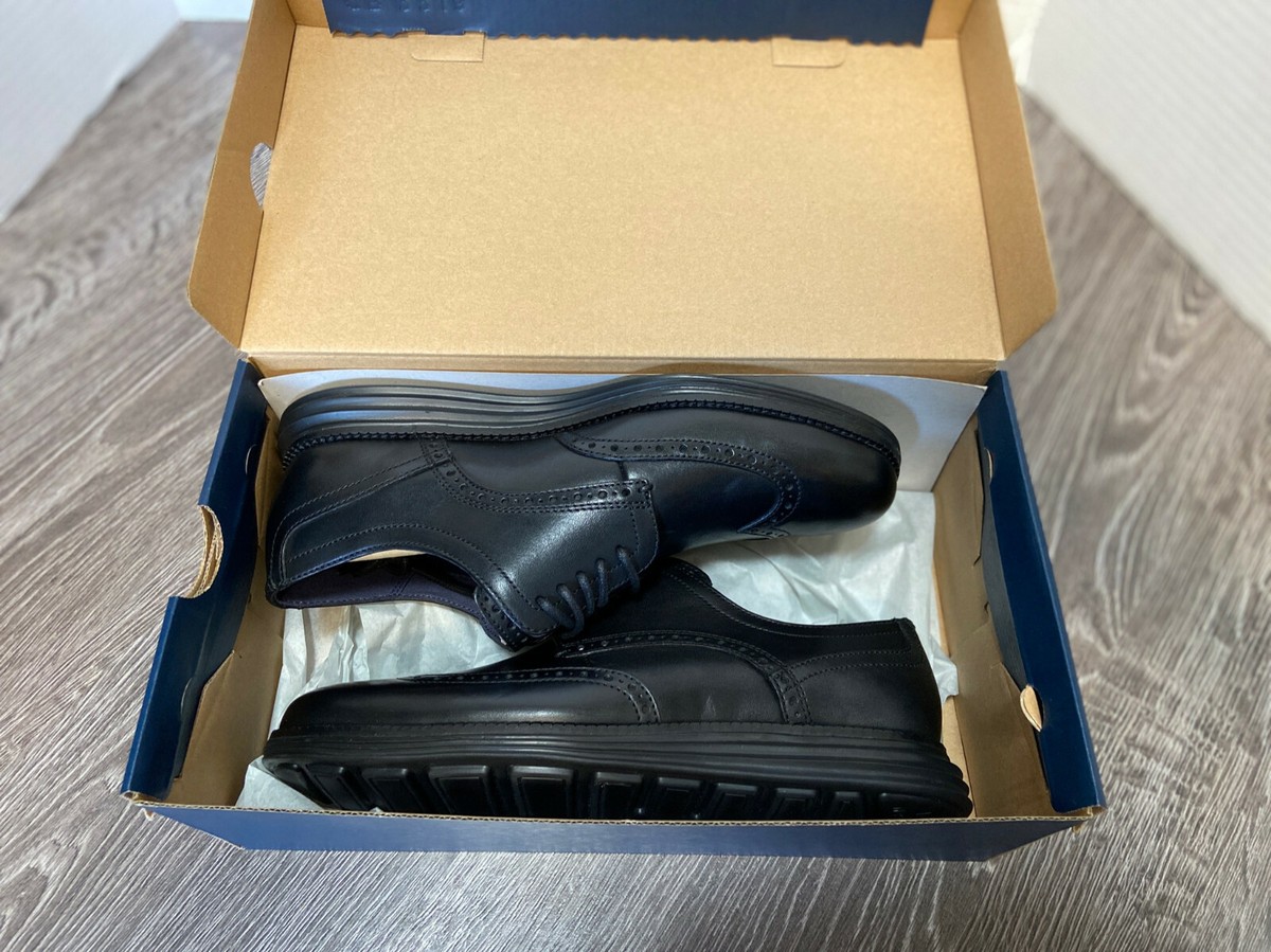 Cole Haan Men Original Grand Shortwing Oxford Shoes Black