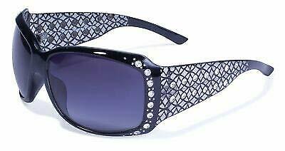 Global Vision Bonanza Womens Western Sunglasses Black Frame, Smoke Gradient Lens