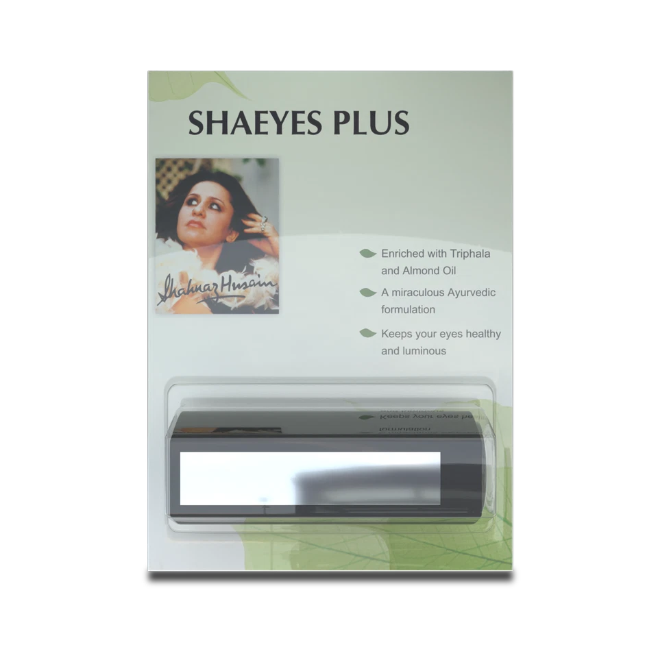 Delineador de ojos Shahnaz Husain Shaeyes Herbal Kohl Kajal distribuidor oficial nuevo paquete Foto 4 de 4