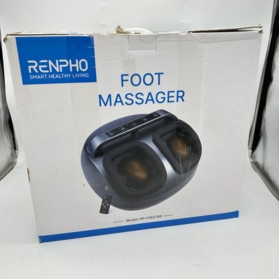 Renpho Masseur Füße, Heizfunktion mit Fernbedienung, Deep Shiatsu Manipulation,