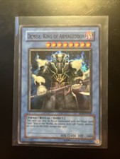 YUGIOH! DEMISE, KING OF ARMAGEDDON - SUPER RARE - 1ST EDITION - SOI-EN035 - NM