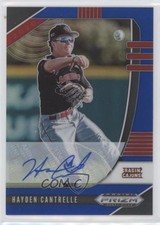 2020 Panini Prizm Draft Picks Blue 34/60 Hayden Cantrelle #PDP151 Auto 0bz
