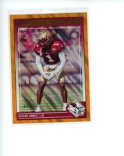 2024 Panini Score Orange Lava #377 Elijah Jones Rookie RC #d 609/630